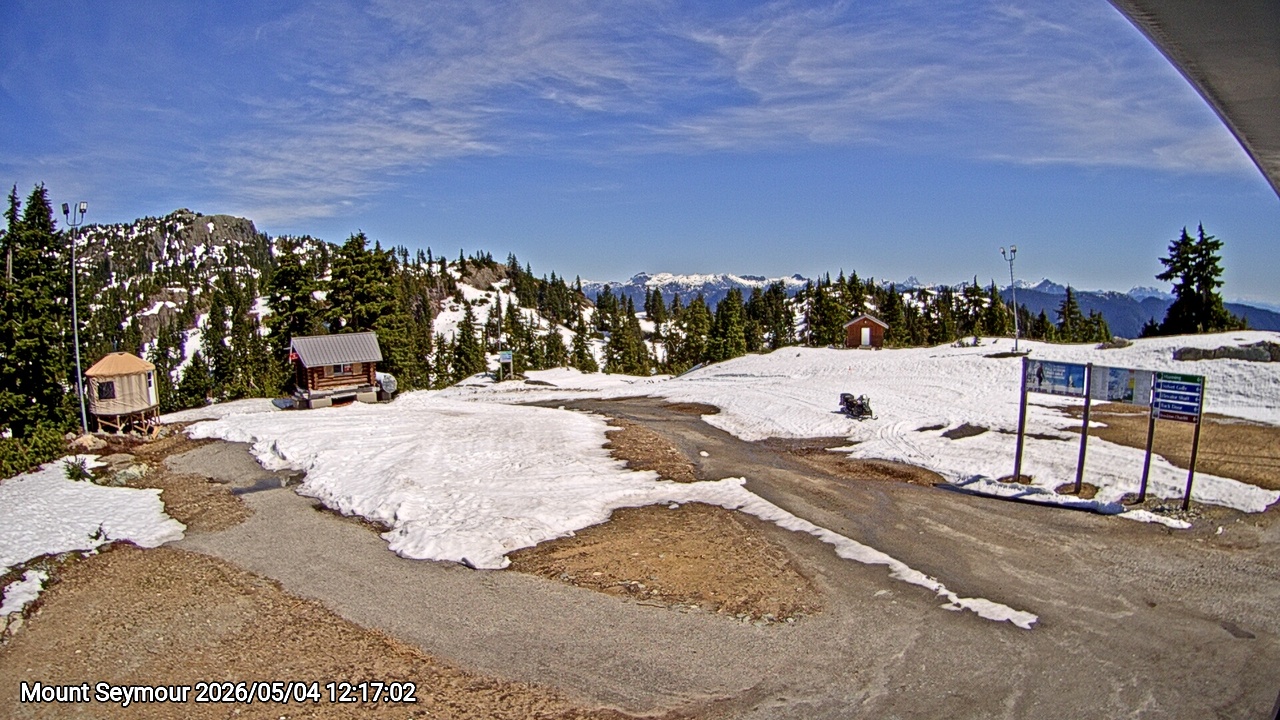 Webcam frame from Mount Seymour at 2026/05/04 12:00