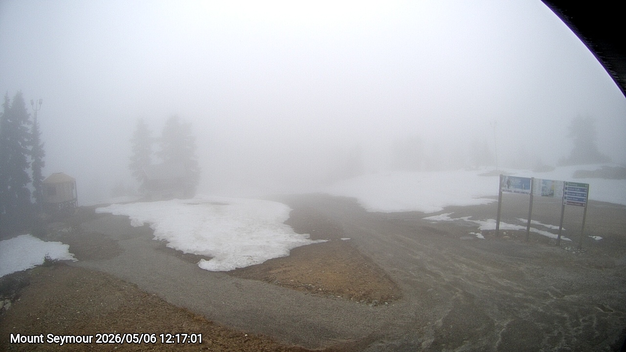 Webcam frame from Mount Seymour at 2026/05/06 12:00