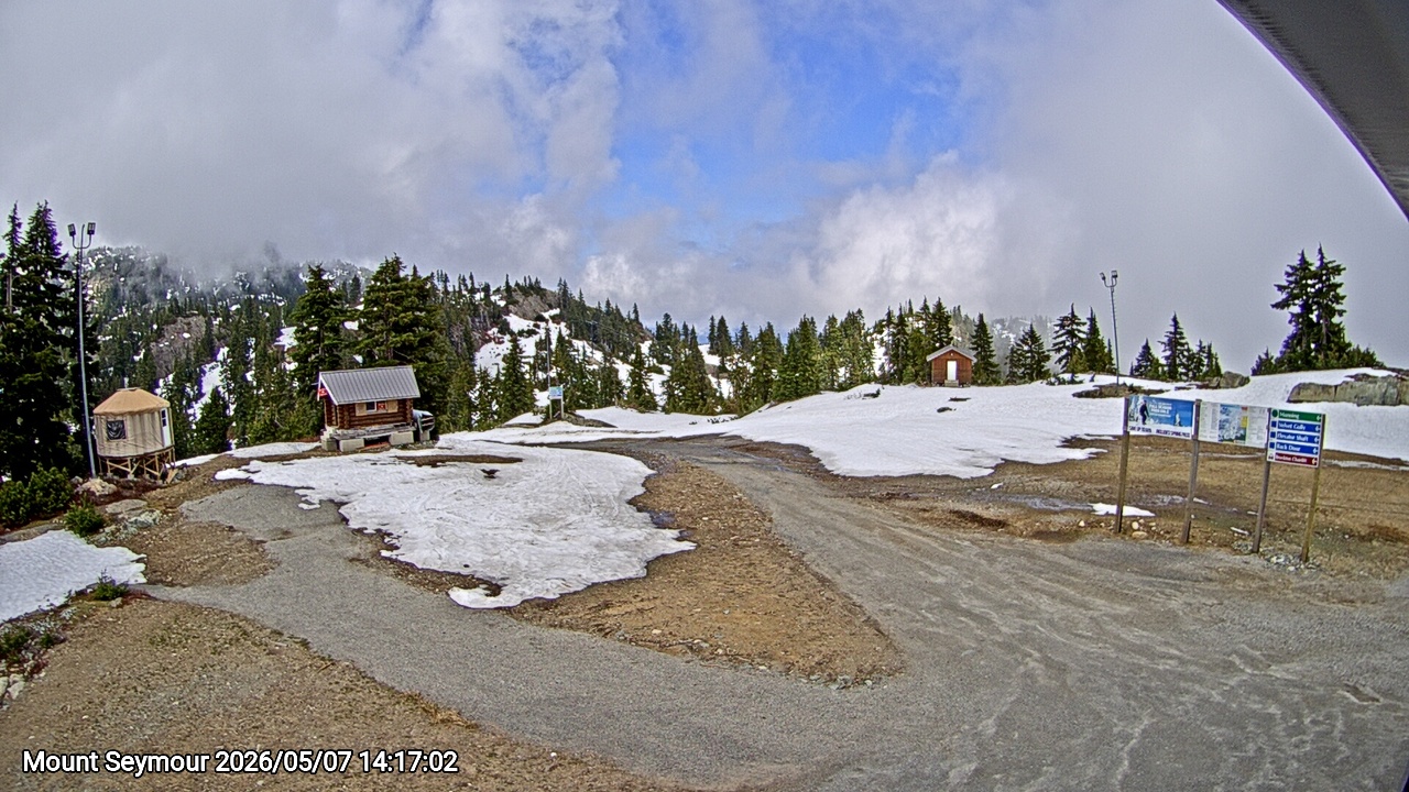 Webcam frame from Mount Seymour on 2026/05/07