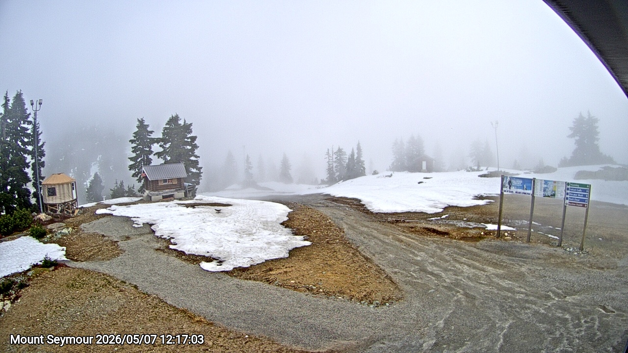 Webcam frame from Mount Seymour at 2026/05/07 12:00