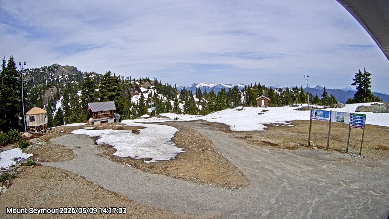 Webcam frame from Mount Seymour on 2026/05/09