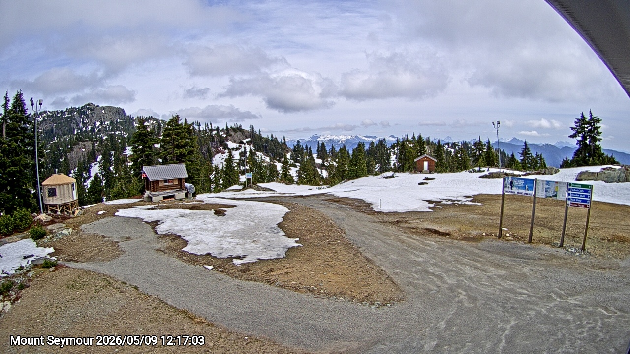 Webcam frame from Mount Seymour at 2026/05/09 12:00