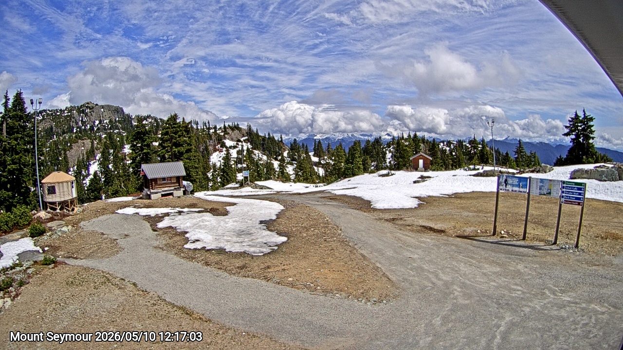 Webcam frame from Mount Seymour at 2026/05/10 12:00