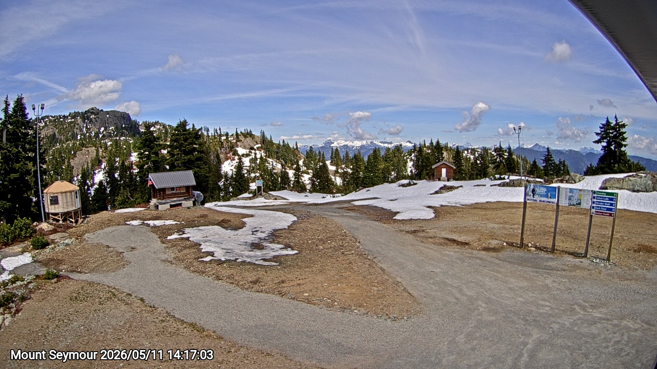 Webcam frame from Mount Seymour on 2026/05/11