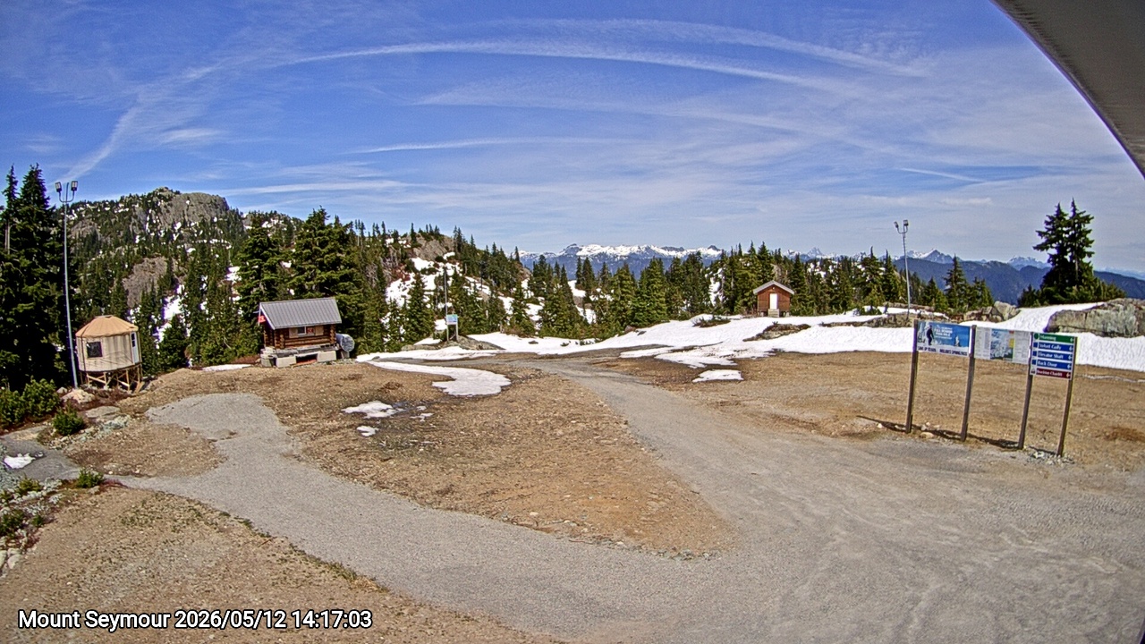 Webcam frame from Mount Seymour on 2026/05/12