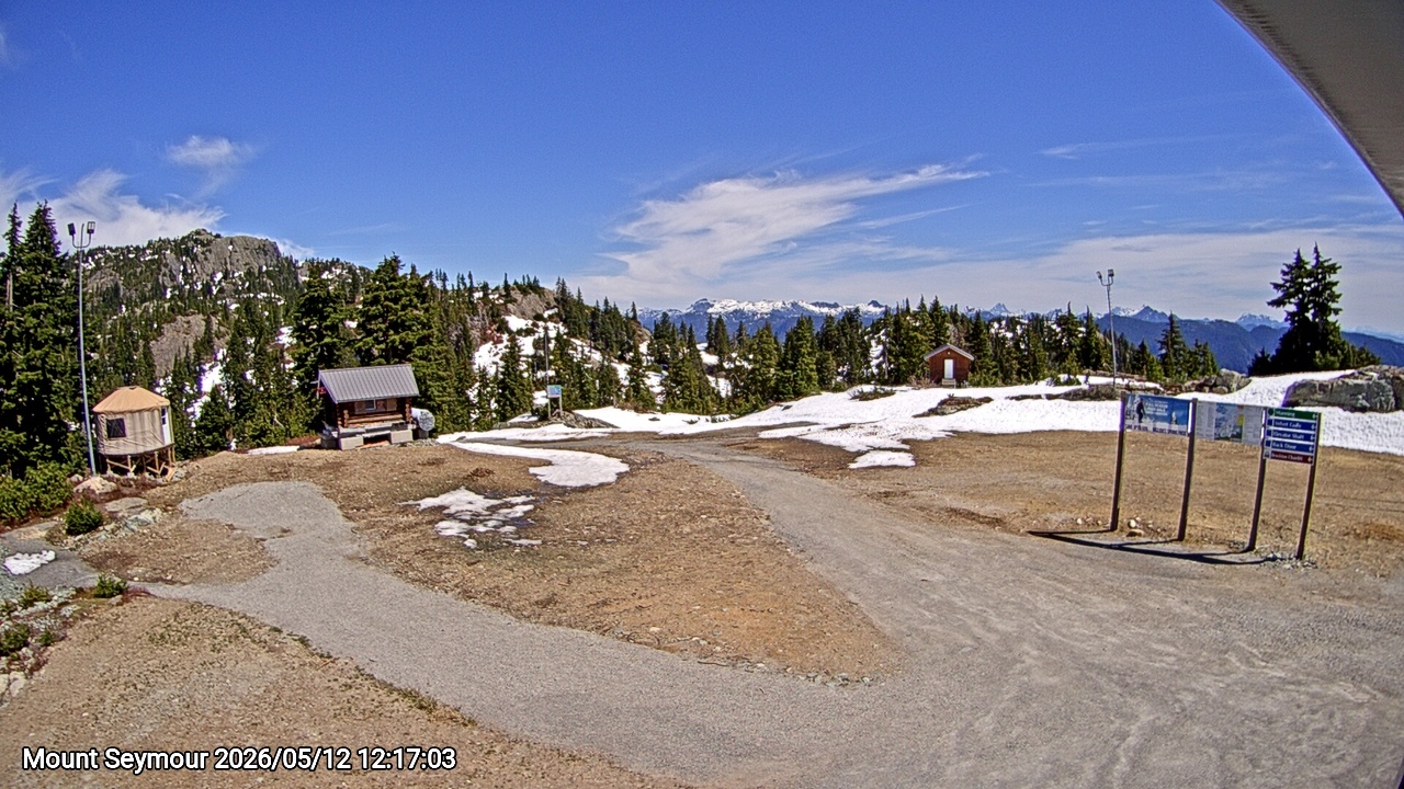 Webcam frame from Mount Seymour at 2026/05/12 12:00