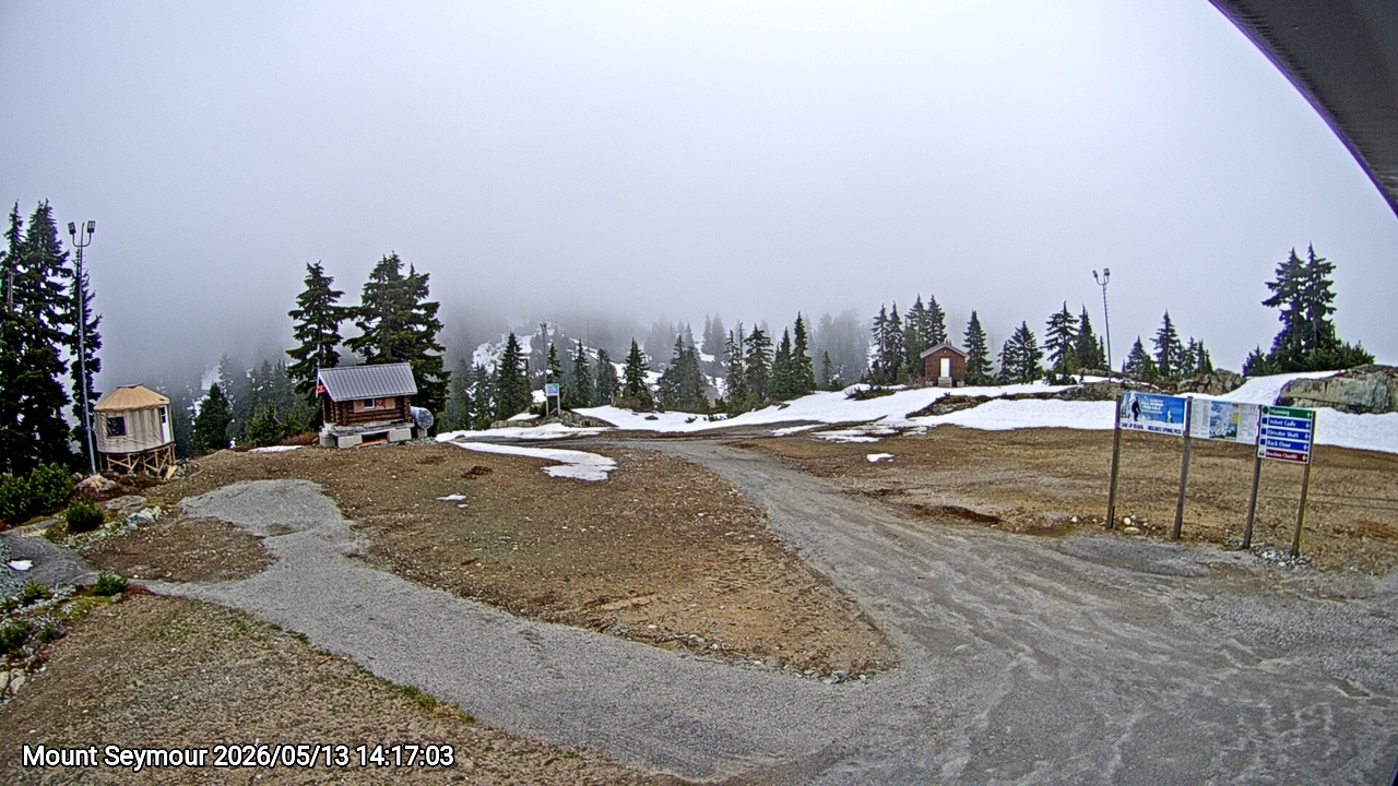 Webcam frame from Mount Seymour on 2026/05/13