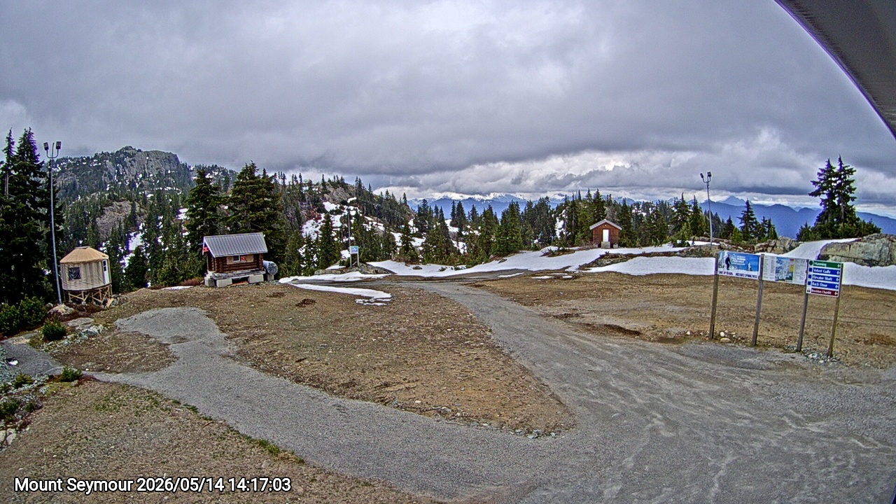 Webcam frame from Mount Seymour on 2026/05/14