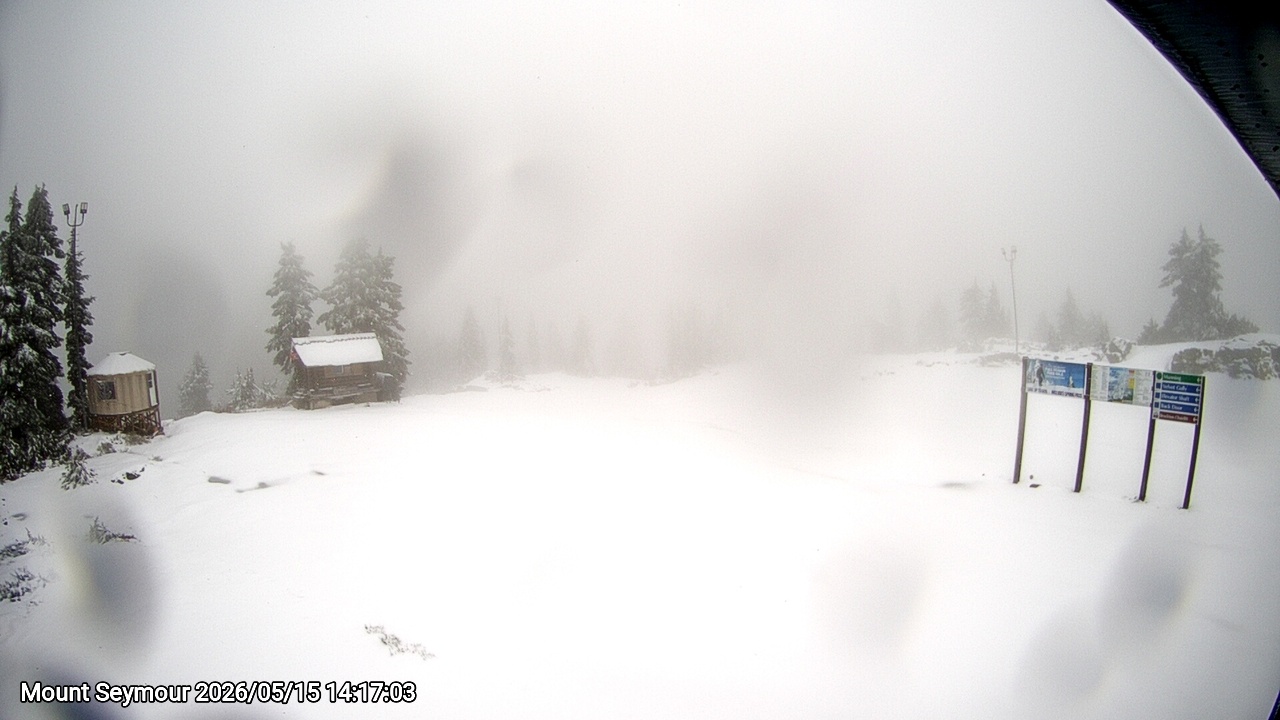 Webcam frame from Mount Seymour on 2026/05/15