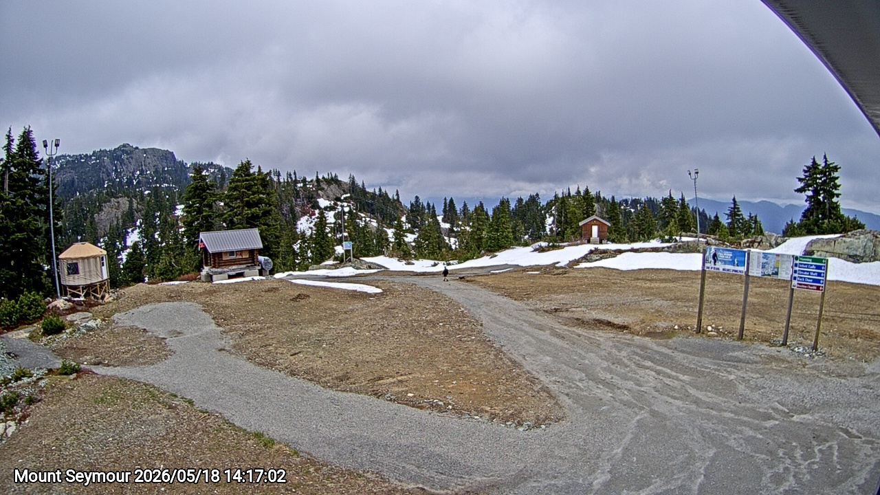 Webcam frame from Mount Seymour on 2026/05/18
