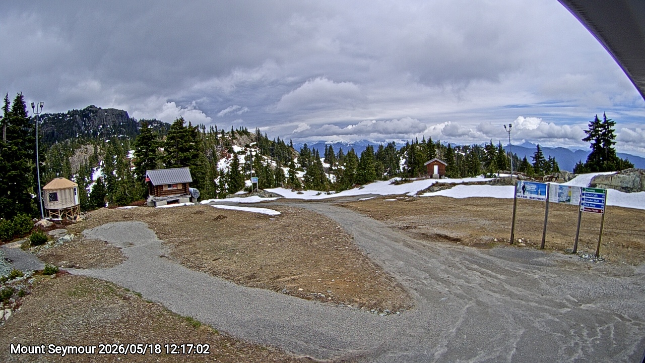 Webcam frame from Mount Seymour at 2026/05/18 12:00