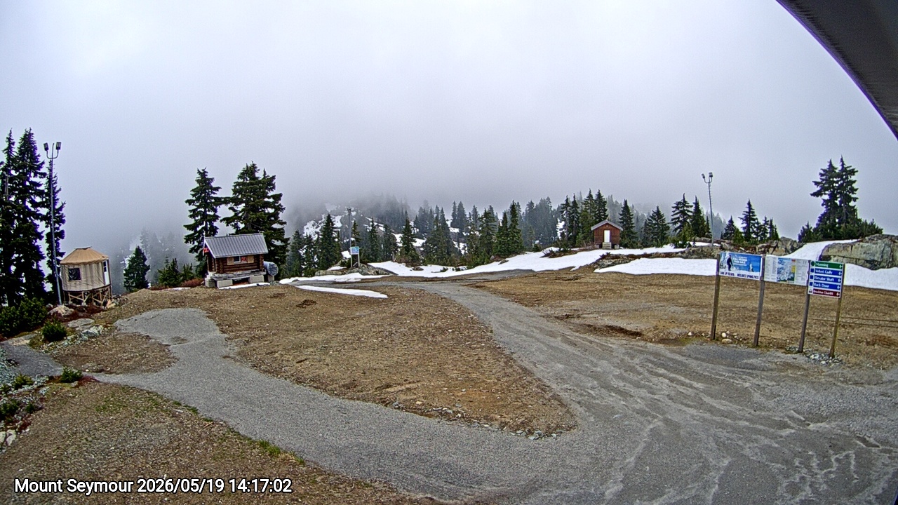 Webcam frame from Mount Seymour on 2026/05/19