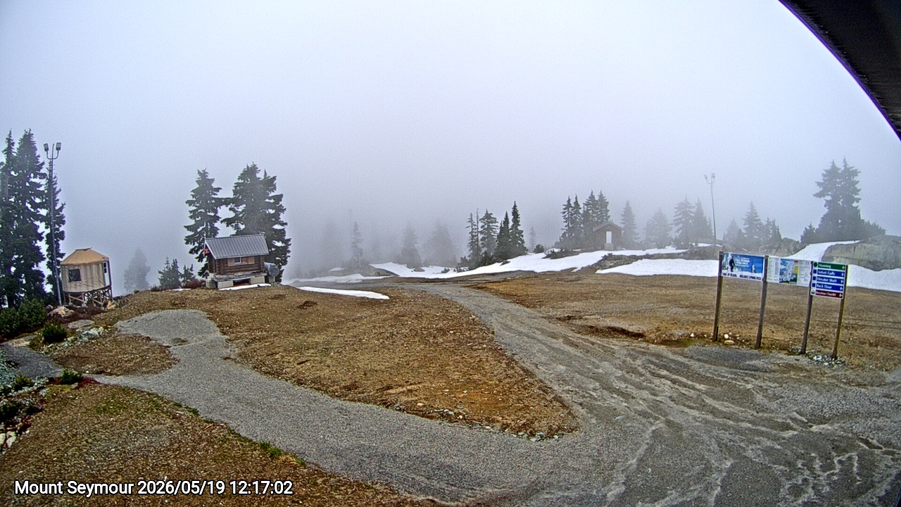 Webcam frame from Mount Seymour at 2026/05/19 12:00