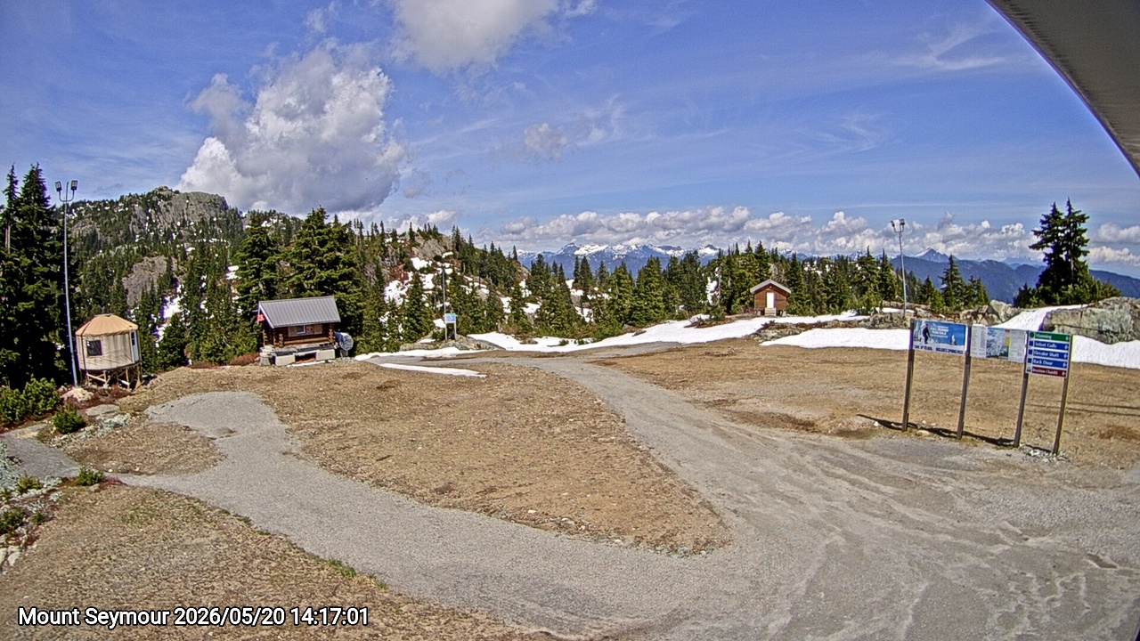 Webcam frame from Mount Seymour on 2026/05/20