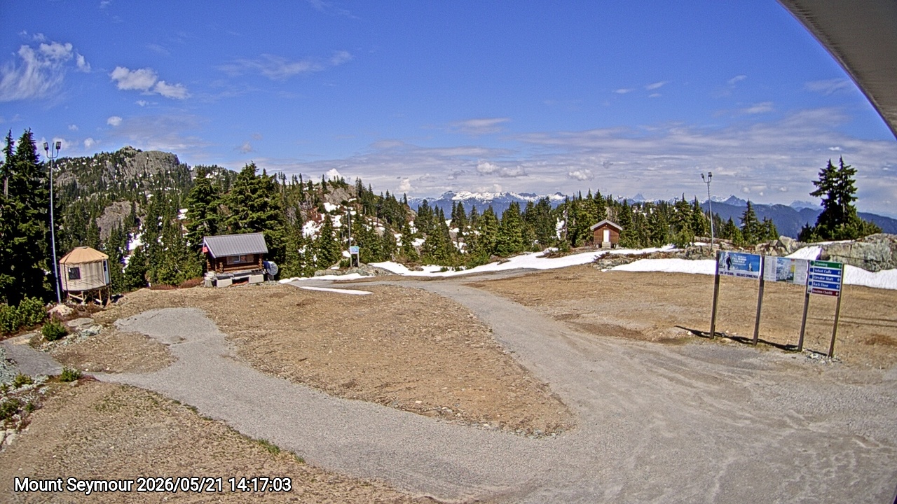 Webcam frame from Mount Seymour on 2026/05/21