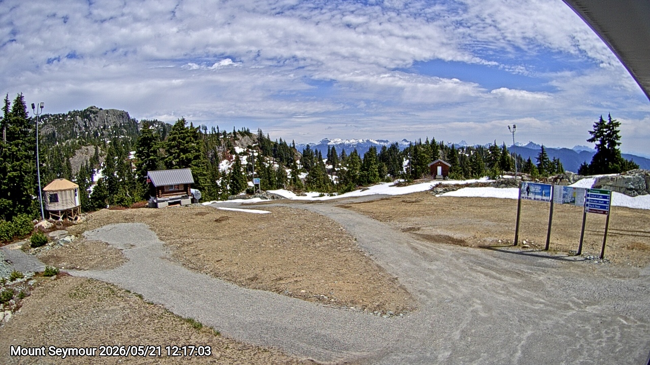Webcam frame from Mount Seymour at 2026/05/21 12:00
