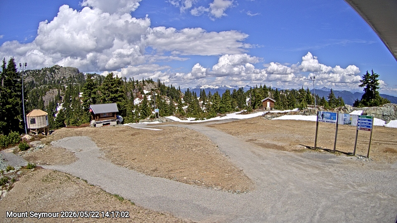 Webcam frame from Mount Seymour on 2026/05/22