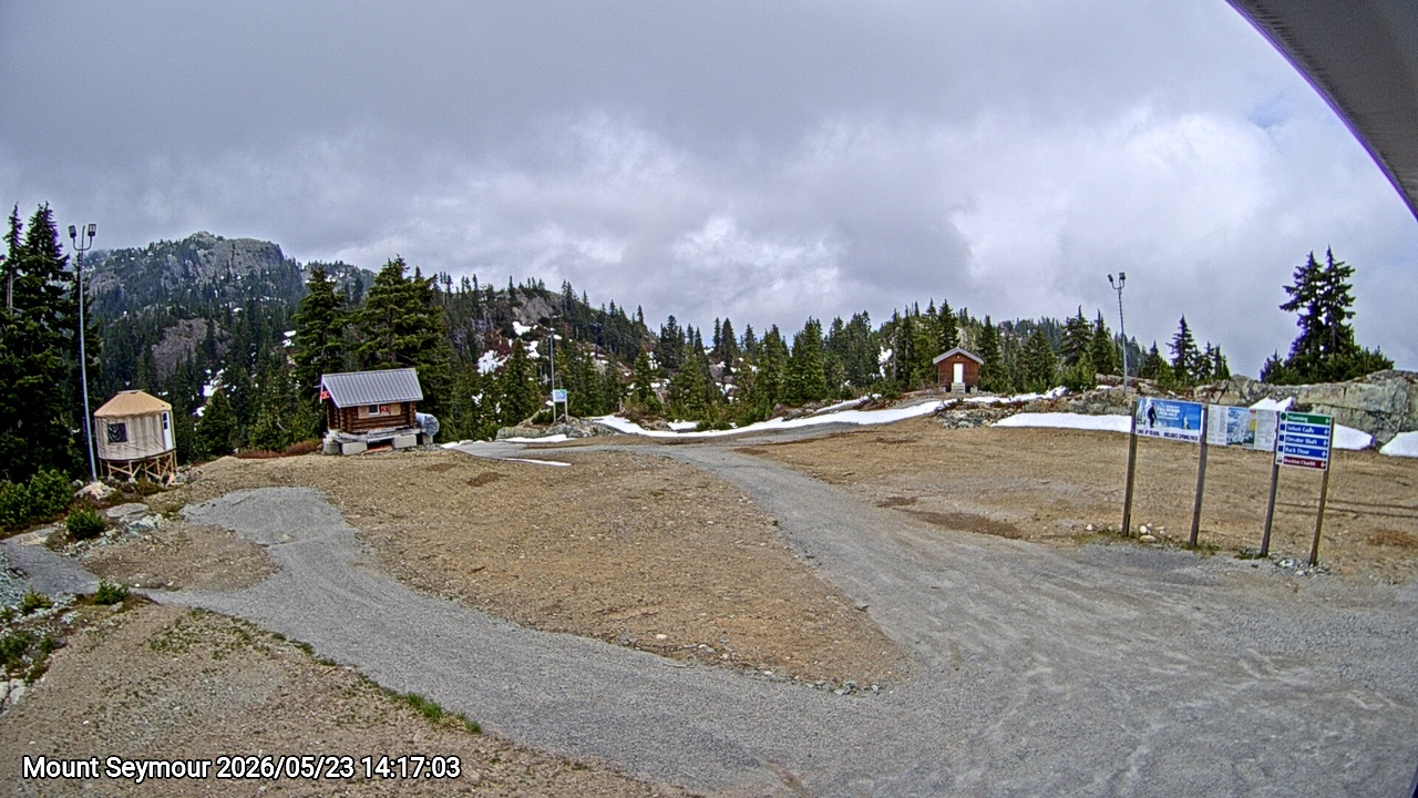 Webcam frame from Mount Seymour on 2026/05/23