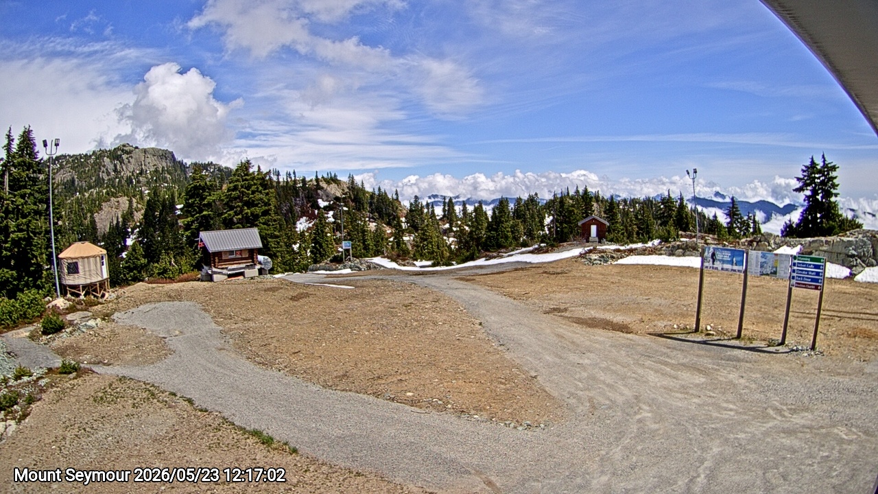 Webcam frame from Mount Seymour at 2026/05/23 12:00