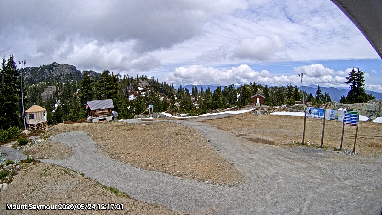 Webcam frame from Mount Seymour at 2026/05/24 12:00