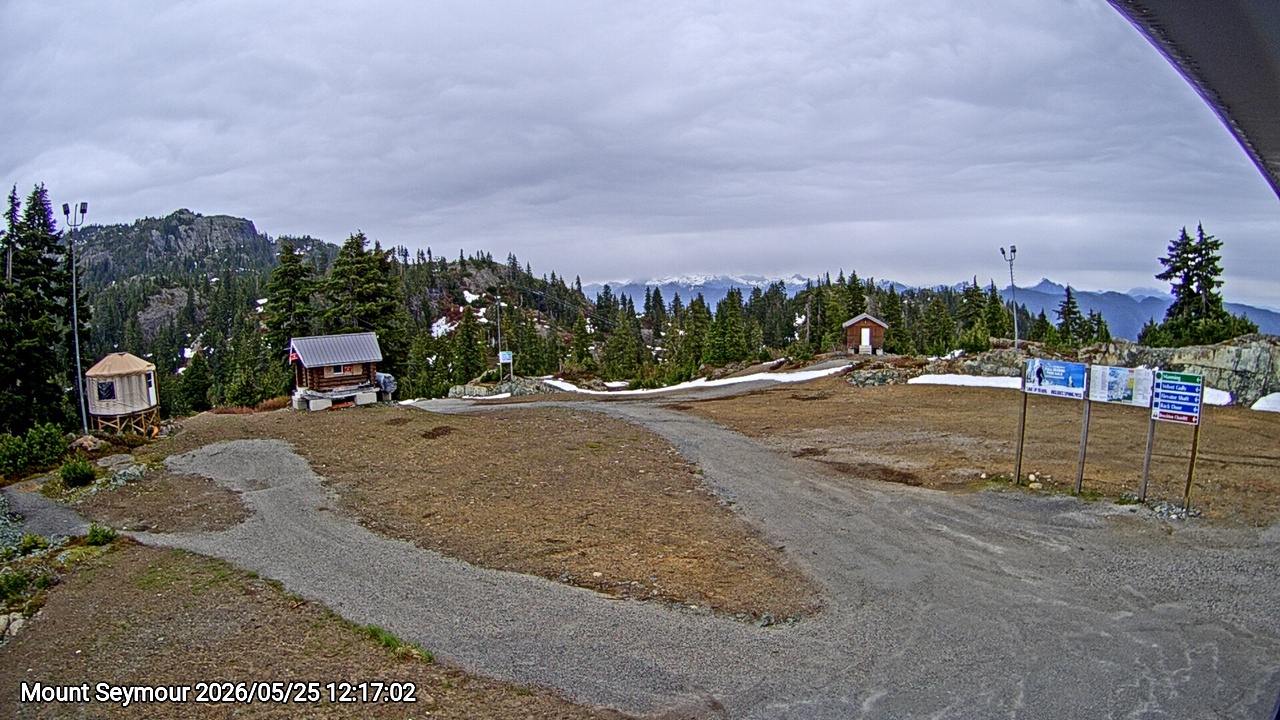 Webcam frame from Mount Seymour at 2026/05/25 12:00