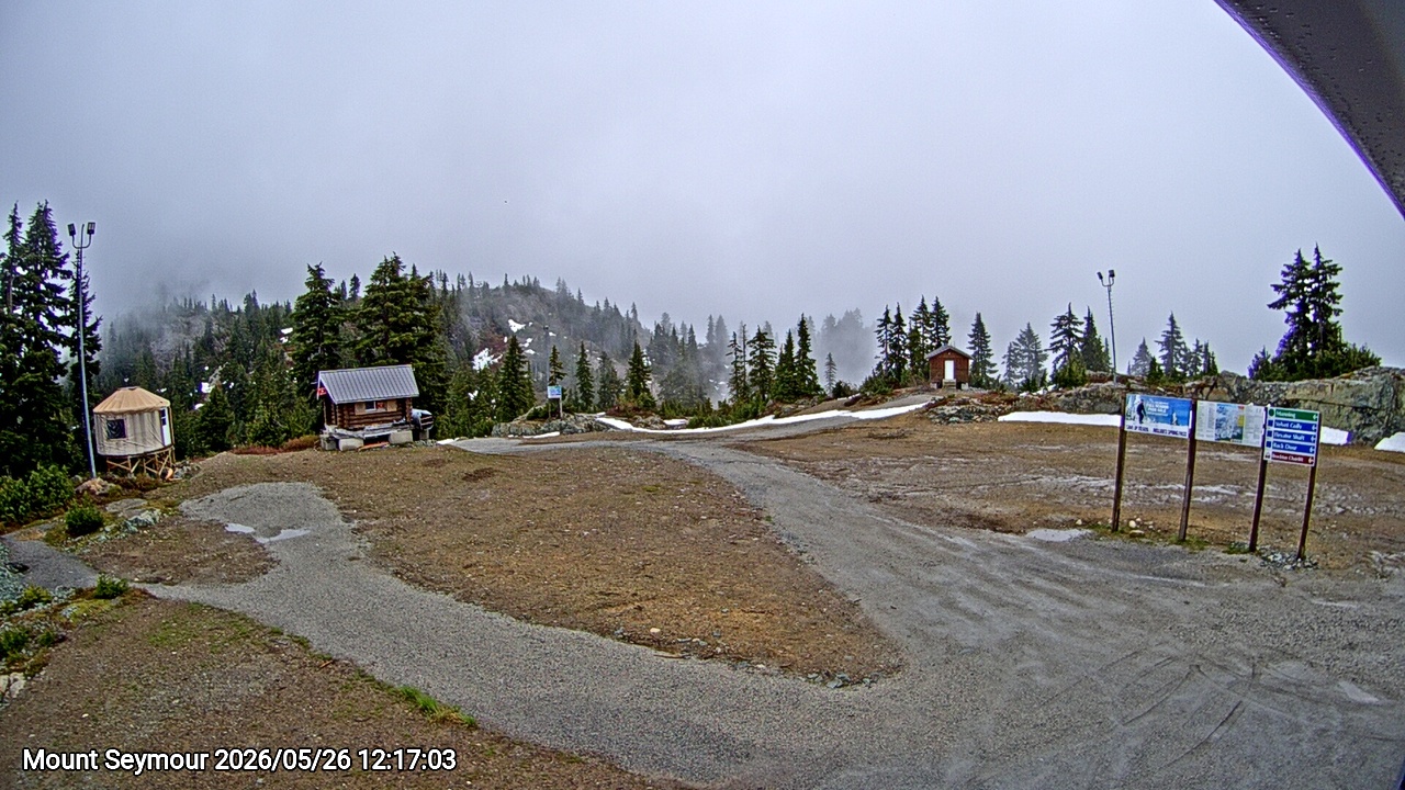 Webcam frame from Mount Seymour at 2026/05/26 12:00