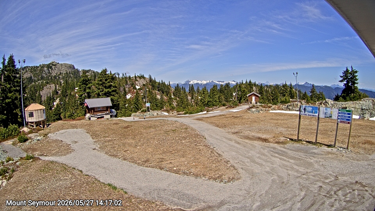 Webcam frame from Mount Seymour on 2026/05/27