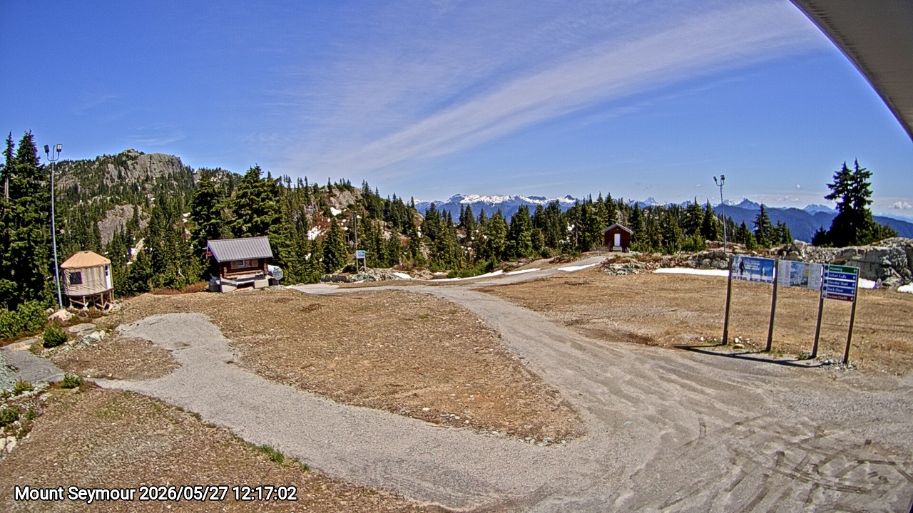 Webcam frame from Mount Seymour at 2026/05/27 12:00