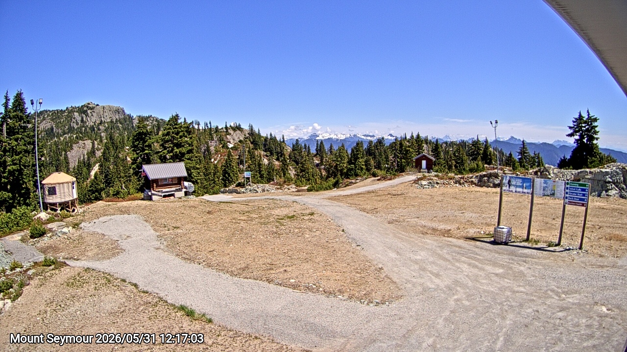 Webcam frame from Mount Seymour at 2026/05/31 12:00