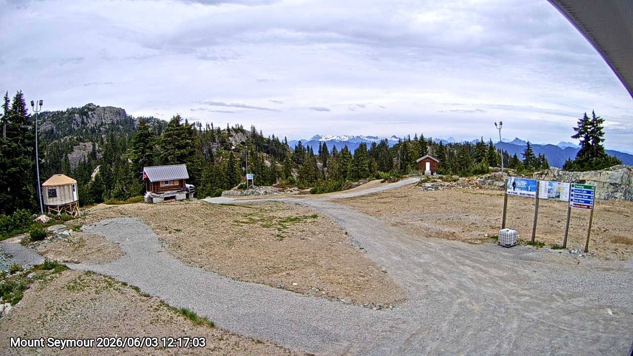 Webcam frame from Mount Seymour at 2026/06/03 12:00