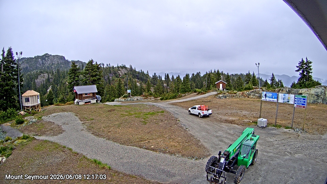 Webcam frame from Mount Seymour at 2026/06/08 12:00