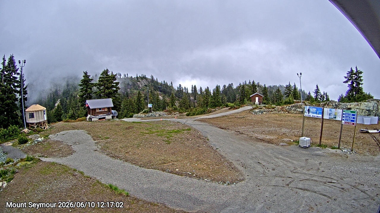 Webcam frame from Mount Seymour at 2026/06/10 12:00
