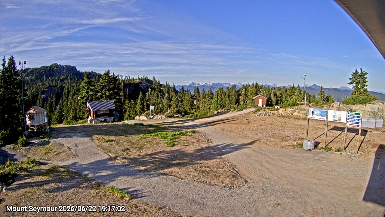 Webcam frame from Mount Seymour at 2026/06/22 19:00