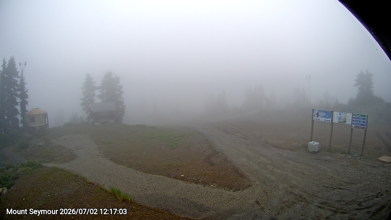 Webcam frame from Mount Seymour at 2026/07/02 12:00