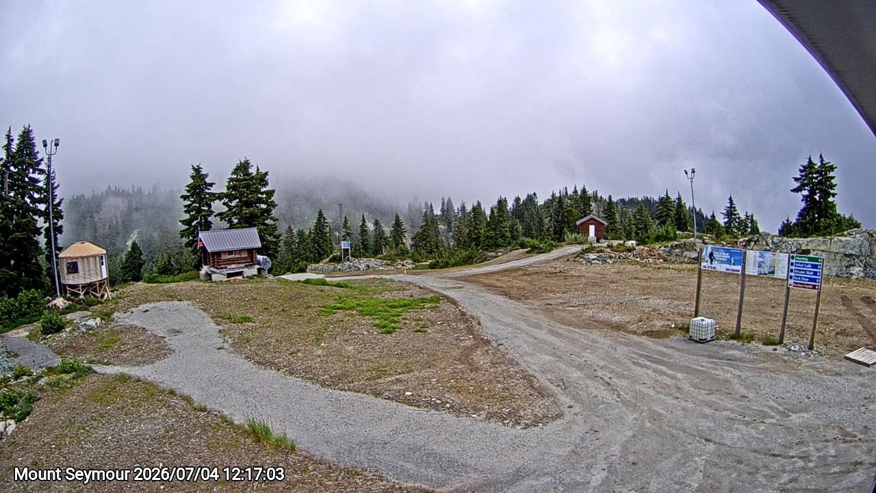 Webcam frame from Mount Seymour at 2026/07/04 12:00