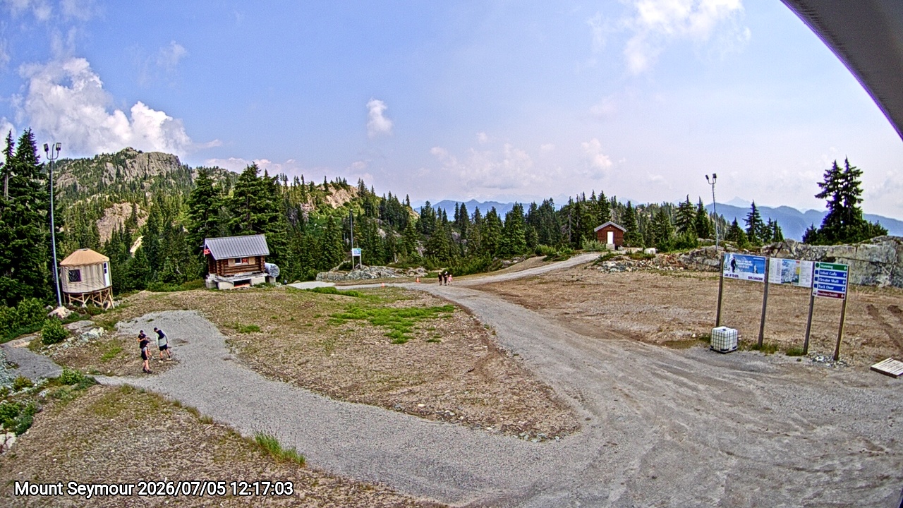 Webcam frame from Mount Seymour at 2026/07/05 12:00