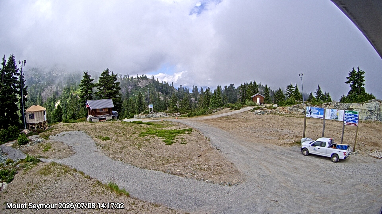Webcam frame from Mount Seymour on 2026/07/08