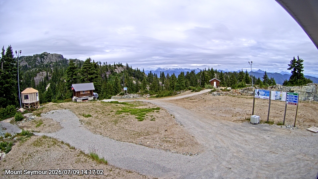 Webcam frame from Mount Seymour on 2026/07/09