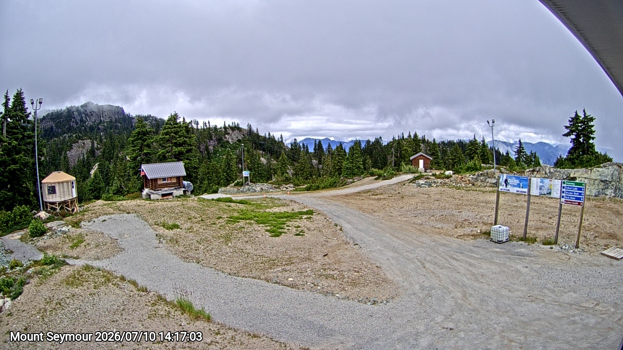 Webcam frame from Mount Seymour on 2026/07/10
