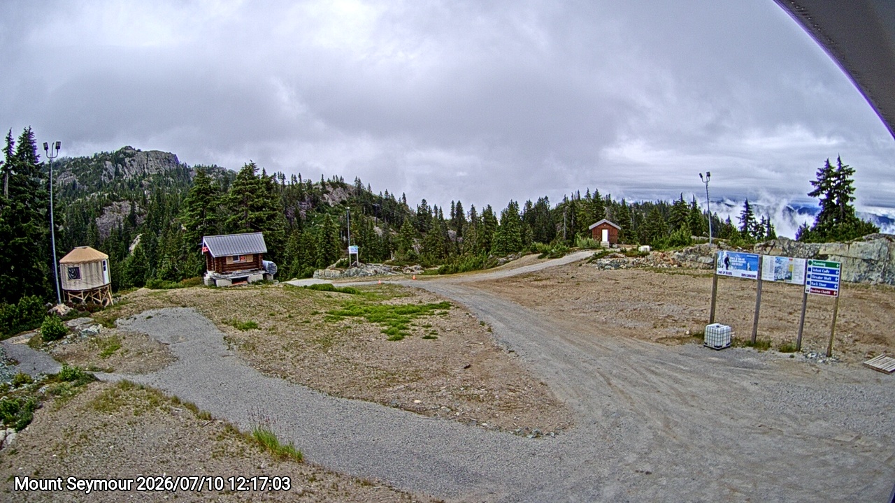 Webcam frame from Mount Seymour at 2026/07/10 12:00