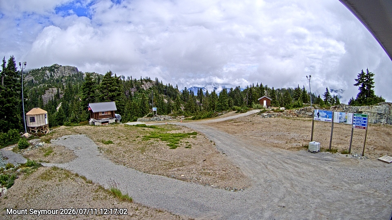 Webcam frame from Mount Seymour at 2026/07/11 12:00