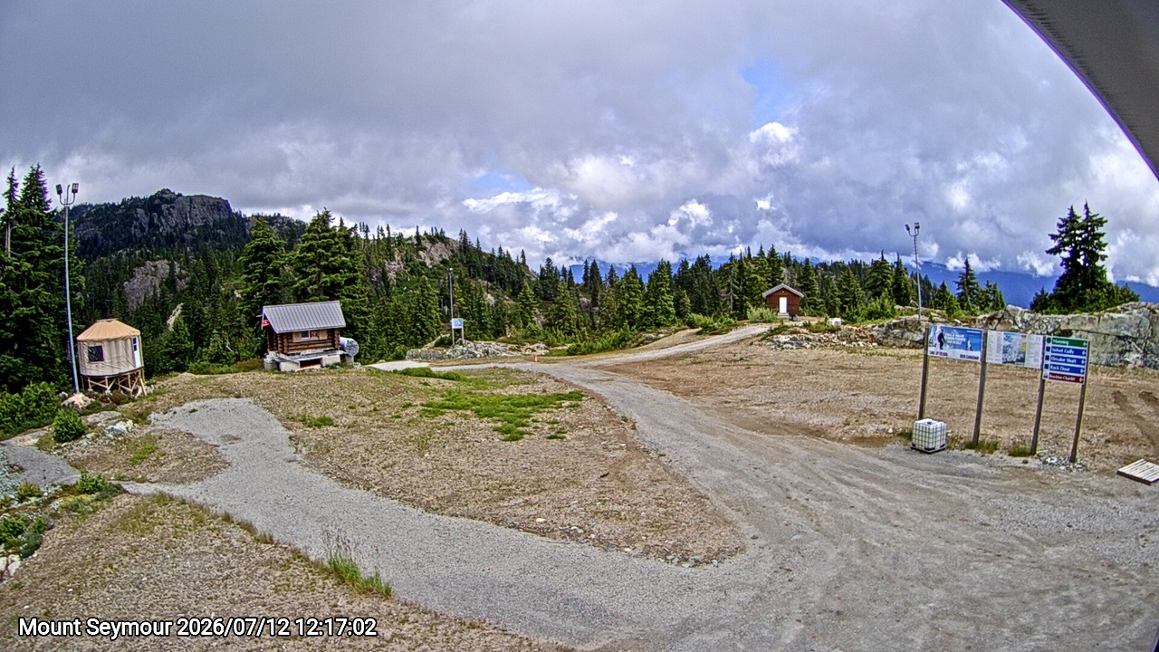 Webcam frame from Mount Seymour at 2026/07/12 12:00