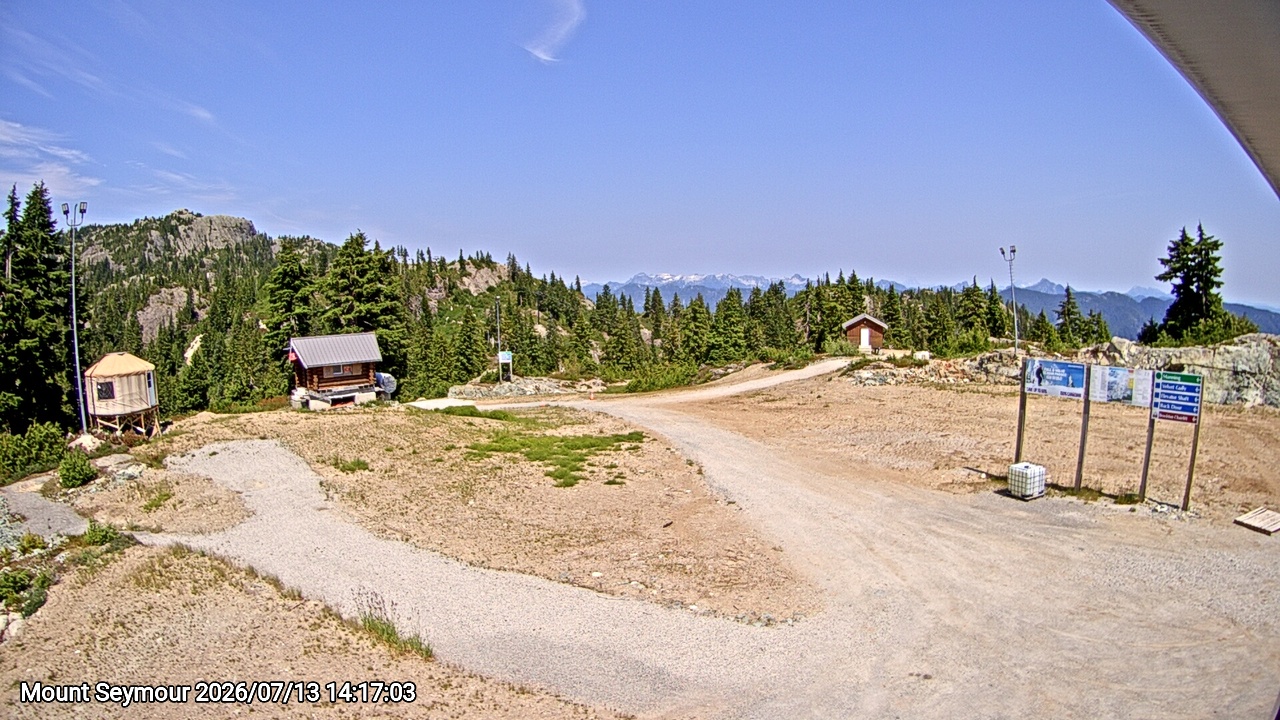 Webcam frame from Mount Seymour on 2026/07/13