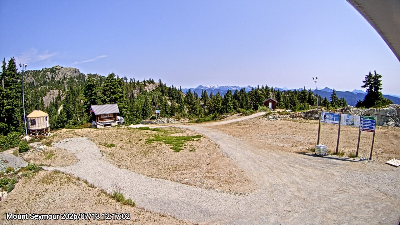 Webcam frame from Mount Seymour at 2026/07/13 12:00