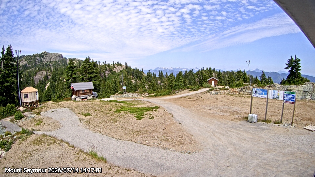 Webcam frame from Mount Seymour on 2026/07/14