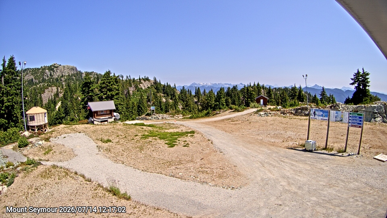 Webcam frame from Mount Seymour at 2026/07/14 12:00