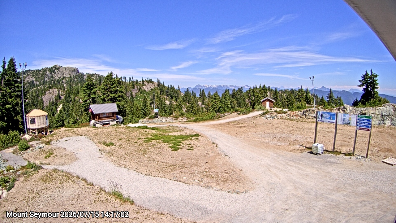 Webcam frame from Mount Seymour on 2026/07/15