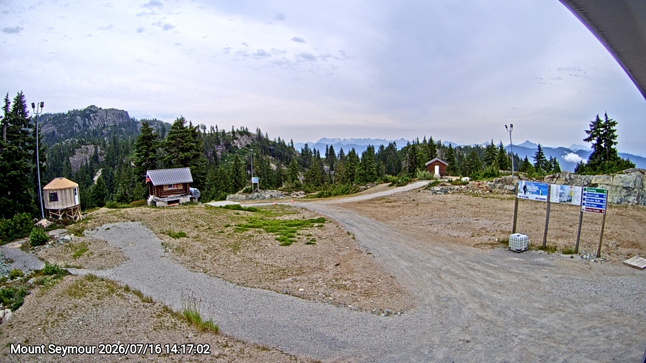 Webcam frame from Mount Seymour on 2026/07/16