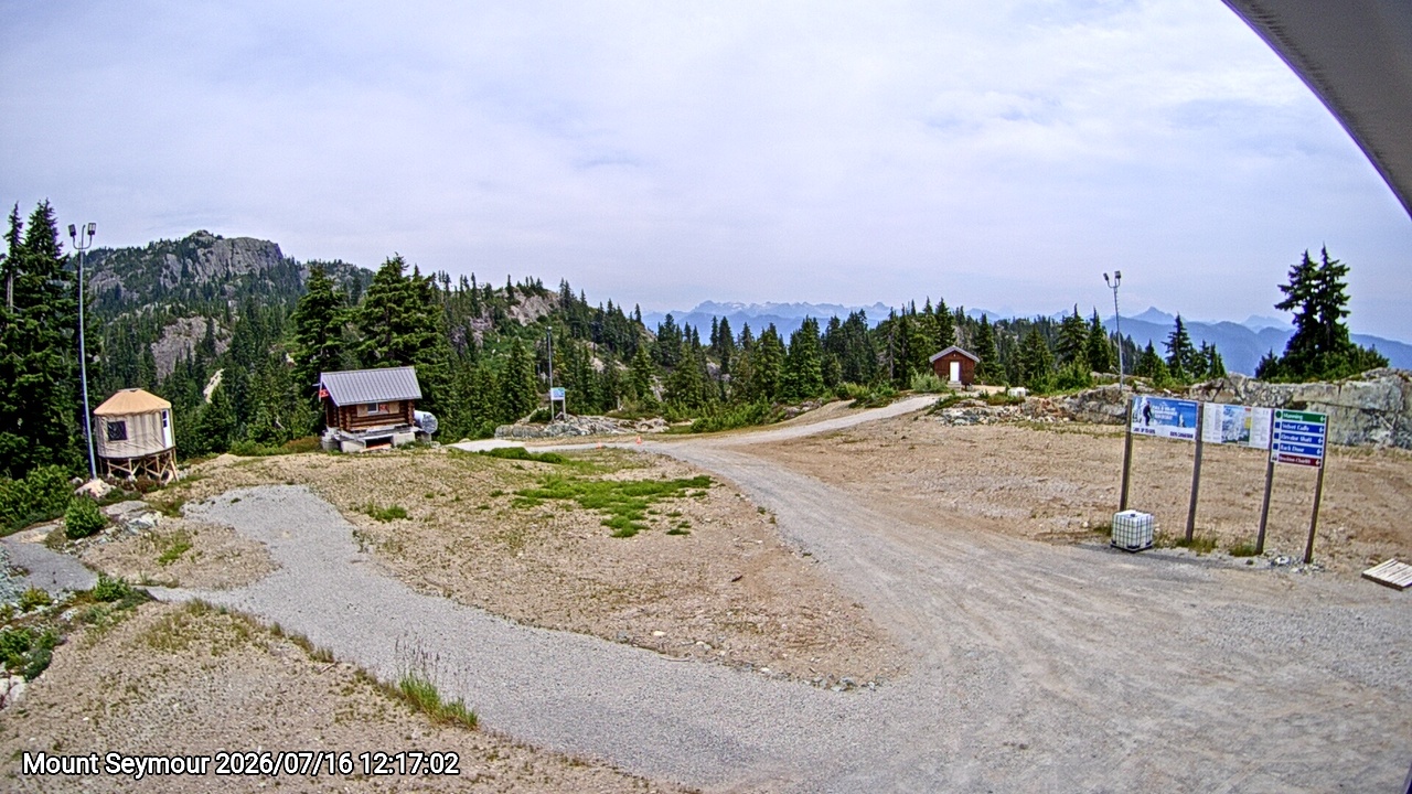 Webcam frame from Mount Seymour at 2026/07/16 12:00