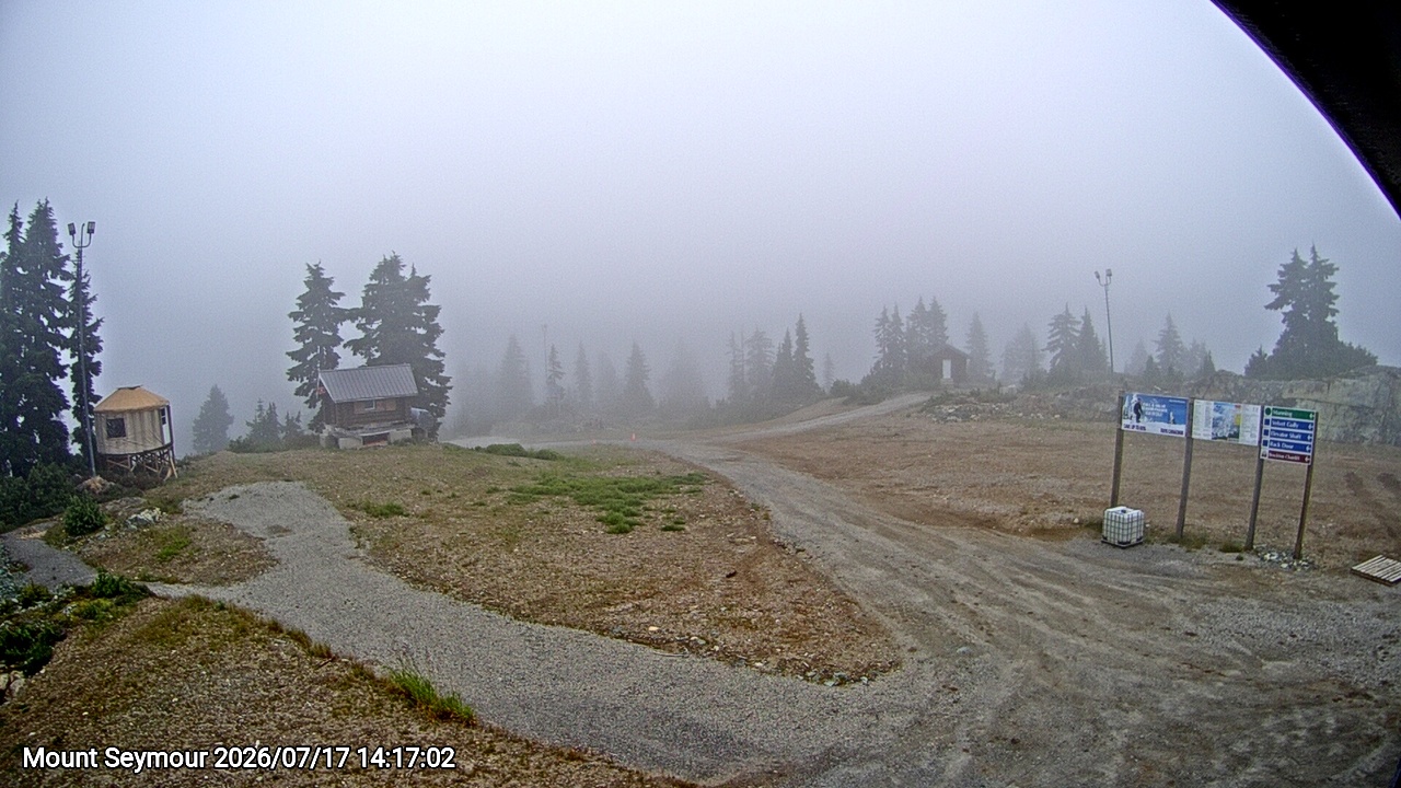 Webcam frame from Mount Seymour on 2026/07/17